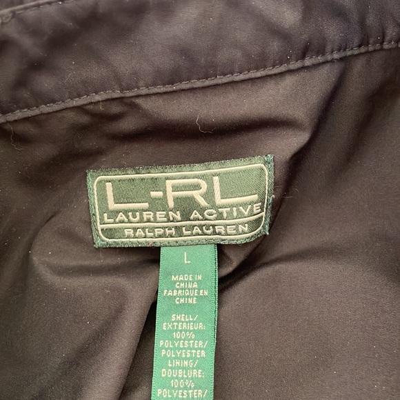 Ralph Lauren/ Lauren Active Women’s Jacket, Size L, Black, Lightweight - Picture 8 of 8